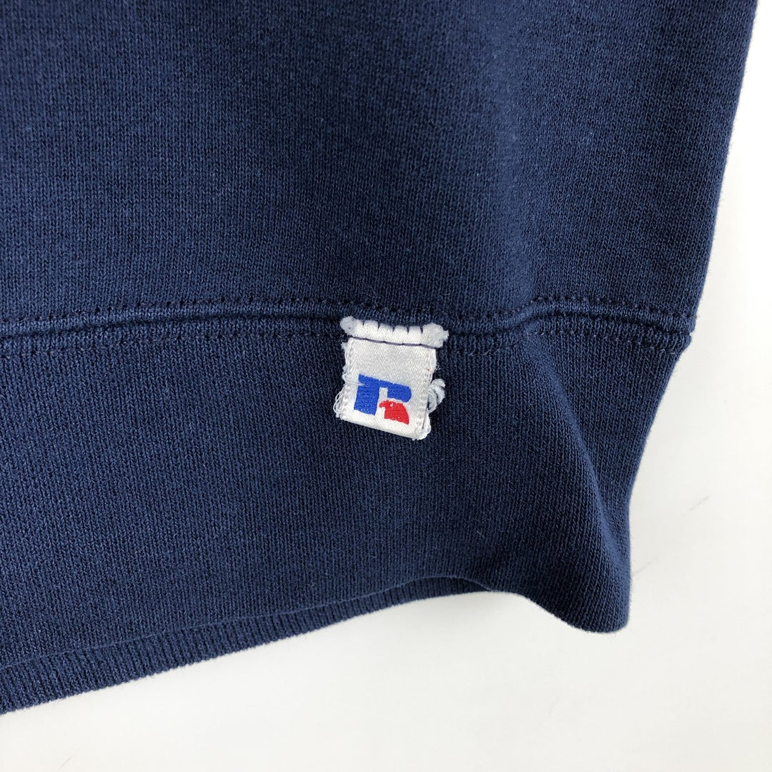 Vintage Russell ATHLETIC college sweatshirt, made in the USA, size L, men's size L cotton navy blue type Vintage Second Hand