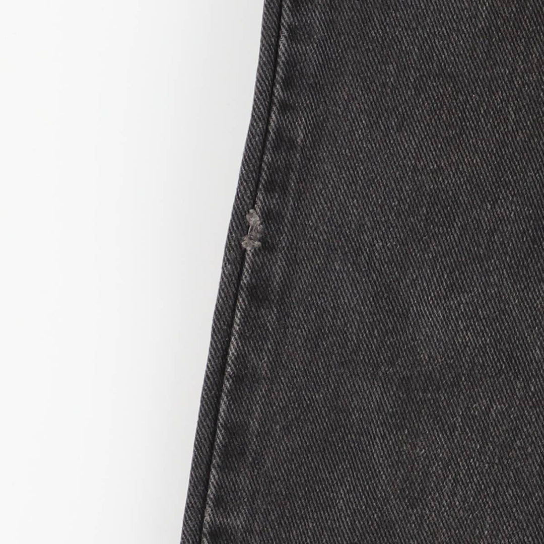 2000'S Levi's 505 Regular Fit Straight Leg Tapered Denim Pants, Black, Men's, Size W30 cotton black type Vintage Second Hand