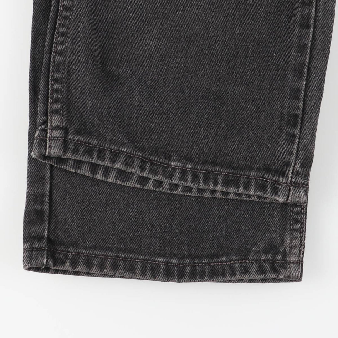 2000'S Levi's 505 Regular Fit Straight Leg Tapered Denim Pants, Black, Men's, Size W30 cotton black type Vintage Second Hand