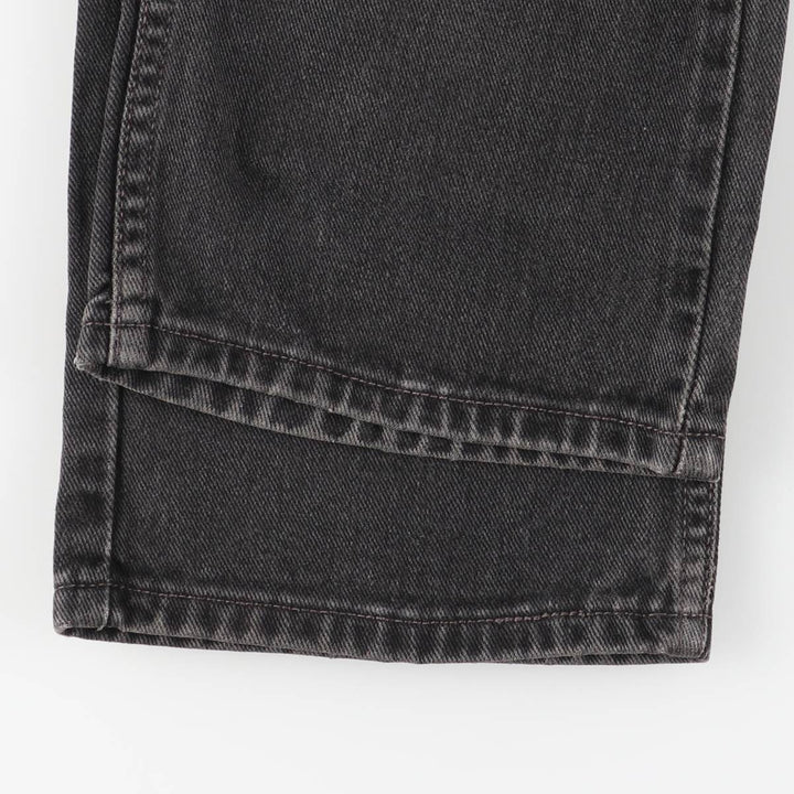 2000'S Levi's 505 Regular Fit Straight Leg Tapered Denim Pants, Black, Men's, Size W30 cotton black type Vintage Second Hand