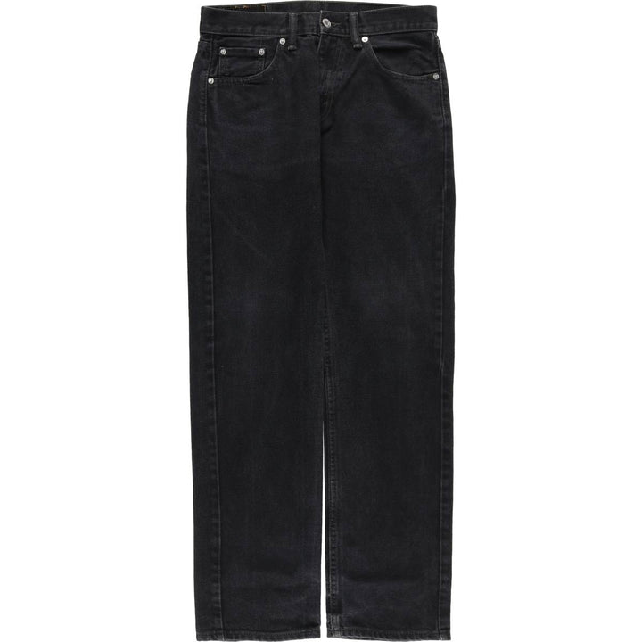 Levi's 505 Black Denim Tapered Denim Pants for Men, W30 equivalent cotton black type Vintage Second Hand
