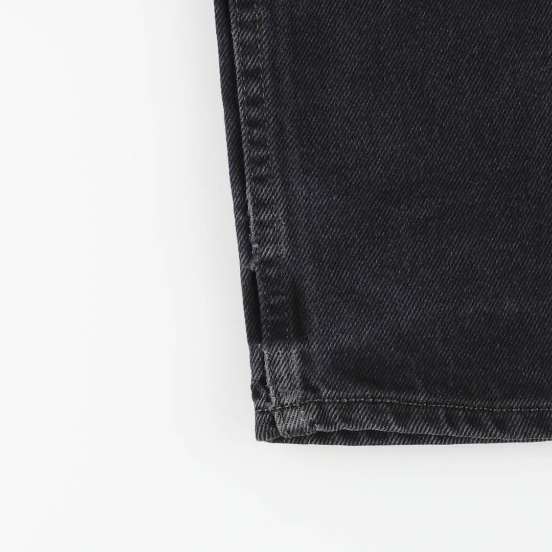 Levi's 505 Black Denim Tapered Denim Pants for Men, W30 equivalent cotton black type Vintage Second Hand