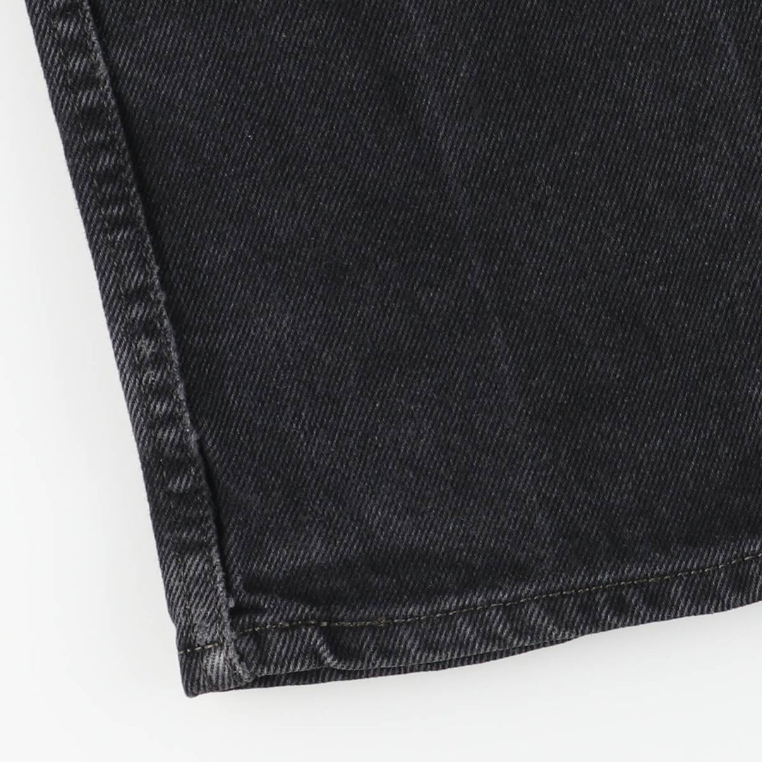 Levi's 505 Black Denim Tapered Denim Pants for Men, W30 equivalent cotton black type Vintage Second Hand