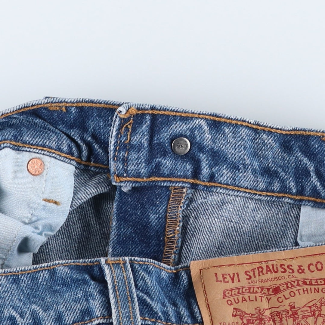 90'S Levi's 550-4891 Relaxed Fit Tapered Denim Pants, Made in USA, Men's Size 36 (Vintage) cotton blue type Vintage Second Hand