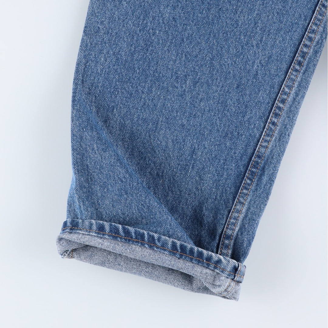 90'S Levi's 550-4891 Relaxed Fit Tapered Denim Pants, Made in USA, Men's Size 36 (Vintage) cotton blue type Vintage Second Hand