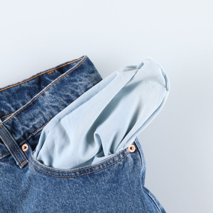 90'S Levi's 550-4891 Relaxed Fit Tapered Denim Pants, Made in USA, Men's Size 36 (Vintage) cotton blue type Vintage Second Hand