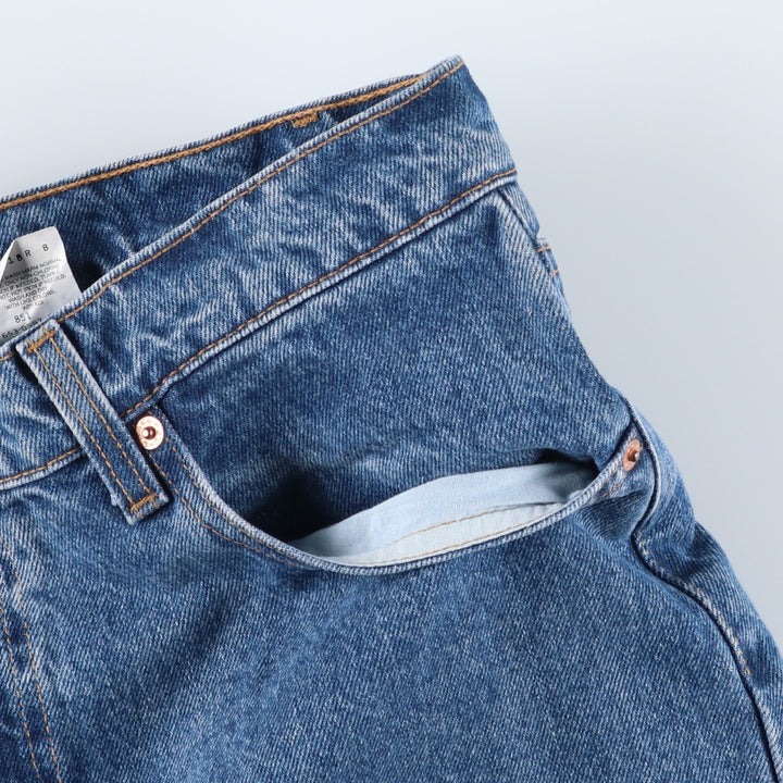 90'S Levi's 550-4891 Relaxed Fit Tapered Denim Pants, Made in USA, Men's Size 36 (Vintage) cotton blue type Vintage Second Hand