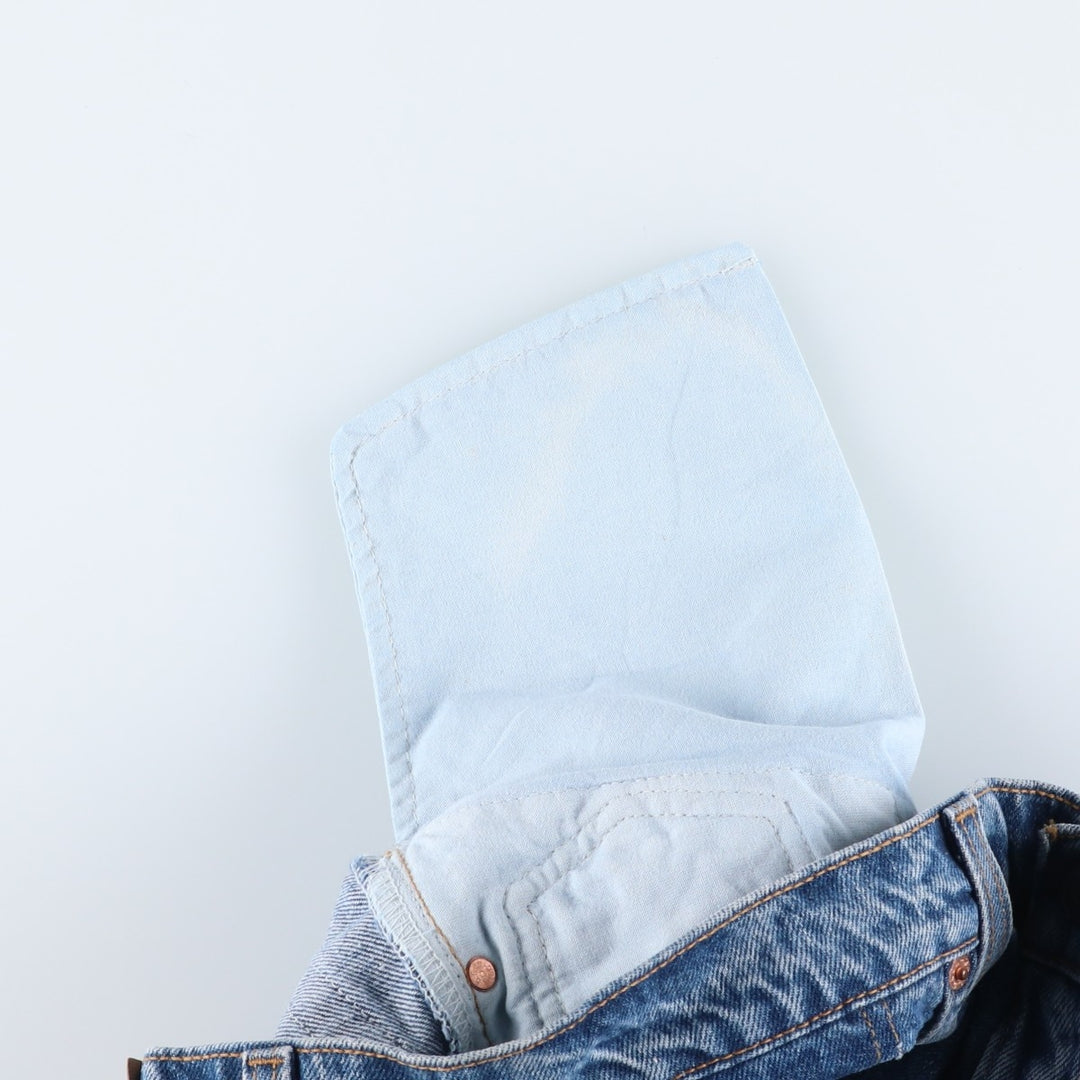 90'S Levi's 550-4891 Relaxed Fit Tapered Denim Pants, Made in USA, Men's Size 36 (Vintage) cotton blue type Vintage Second Hand