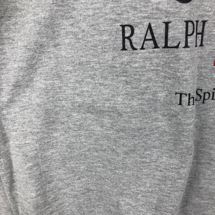 Ralph Lauren CHAPS logo sweatshirt, men's size L cotton gray type Vintage Second Hand