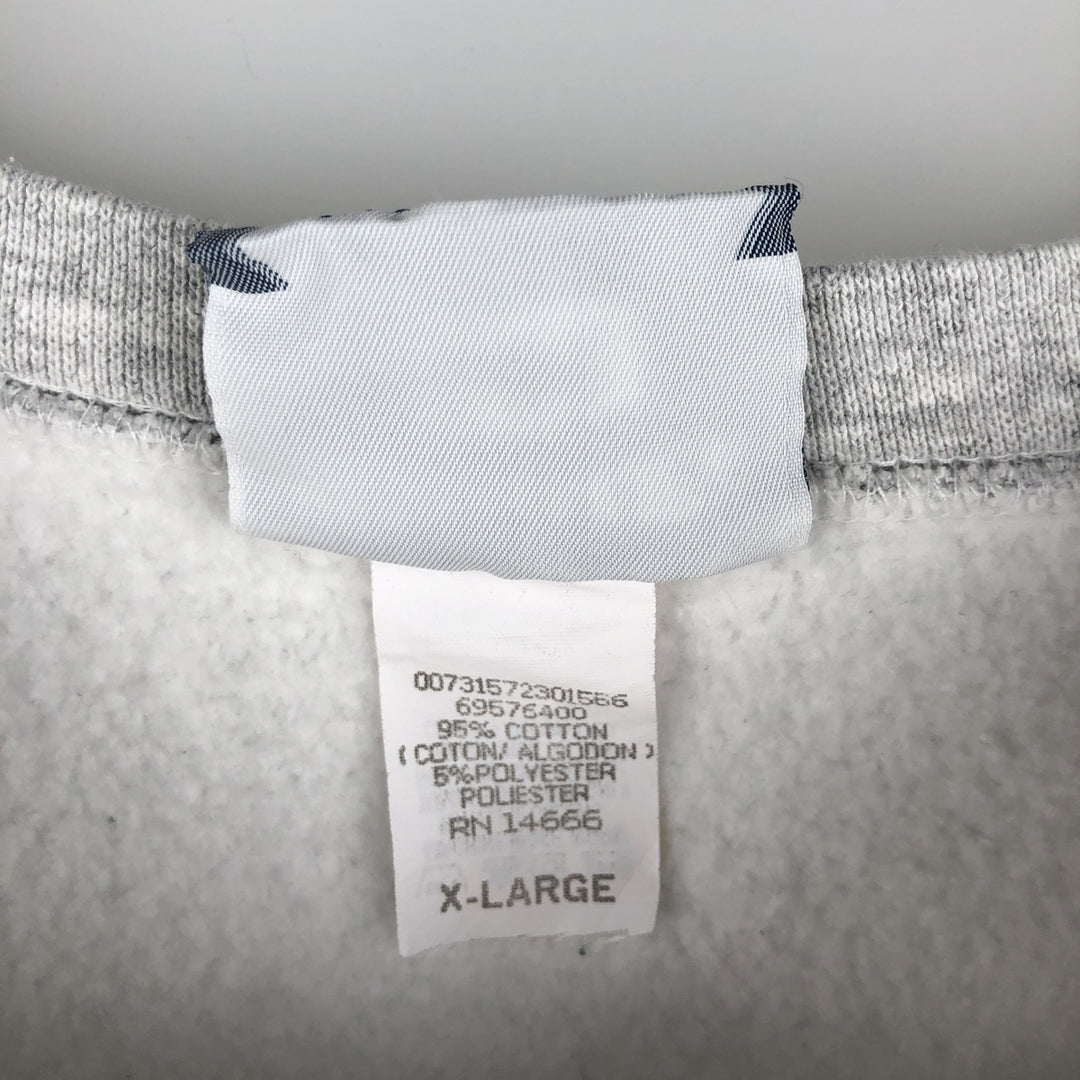 90s-00'S Lee College Sweatshirt, Men's Size XL (approx.) cotton gray type Vintage Second Hand