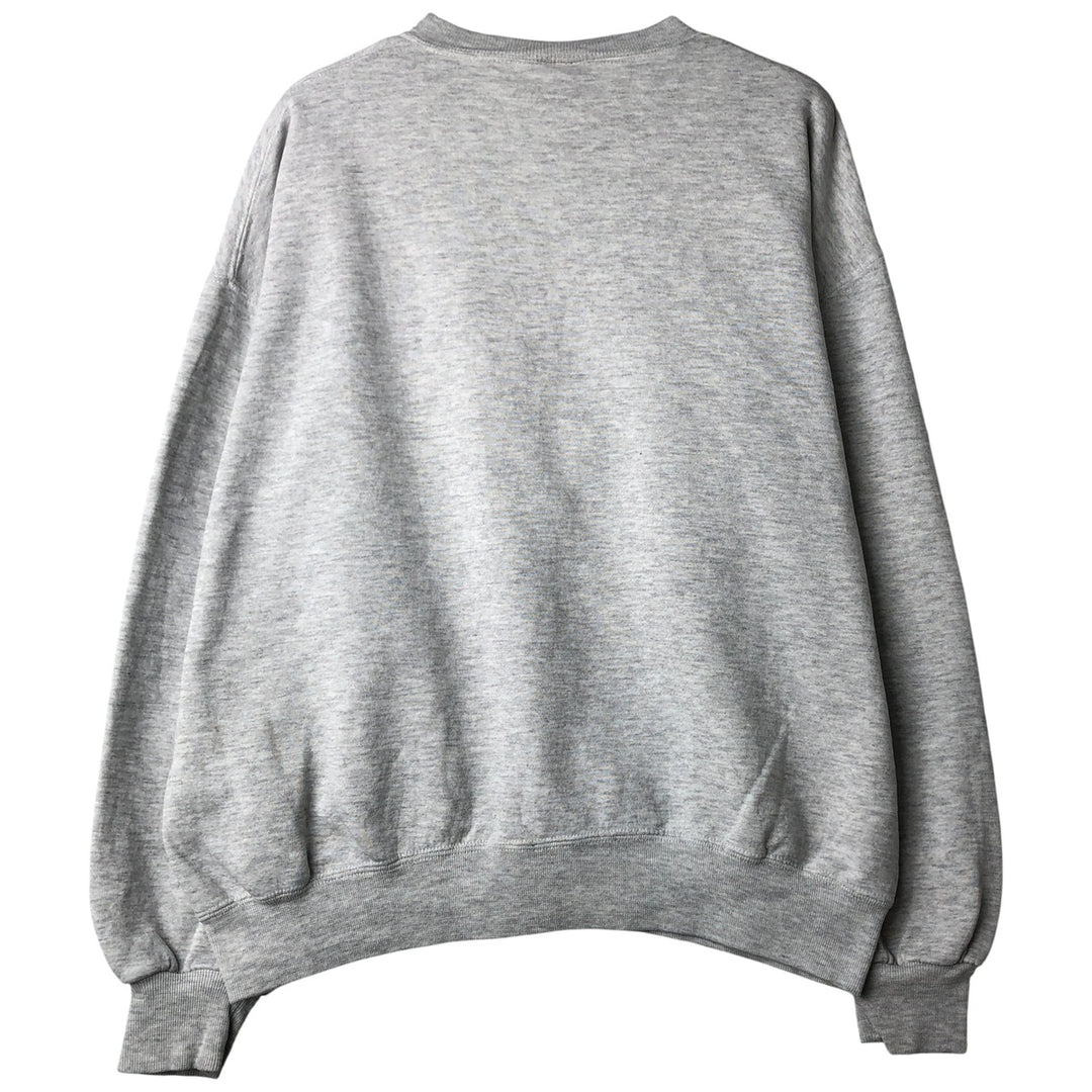 90'S Russell College Sweatshirt, Made in USA, Men's XL, Vintage cotton gray type Vintage Second Hand