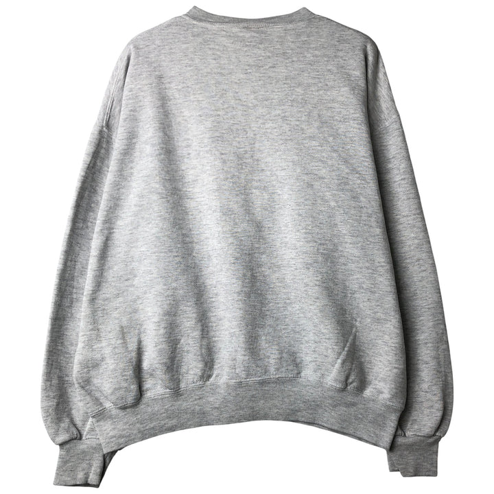 90'S Russell College Sweatshirt, Made in USA, Men's XL, Vintage cotton gray type Vintage Second Hand