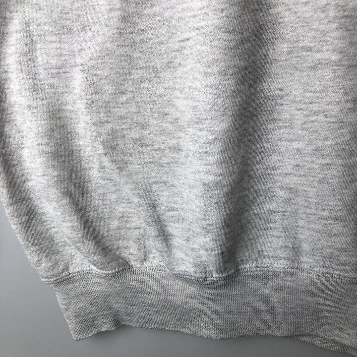 90'S Russell College Sweatshirt, Made in USA, Men's XL, Vintage cotton gray type Vintage Second Hand