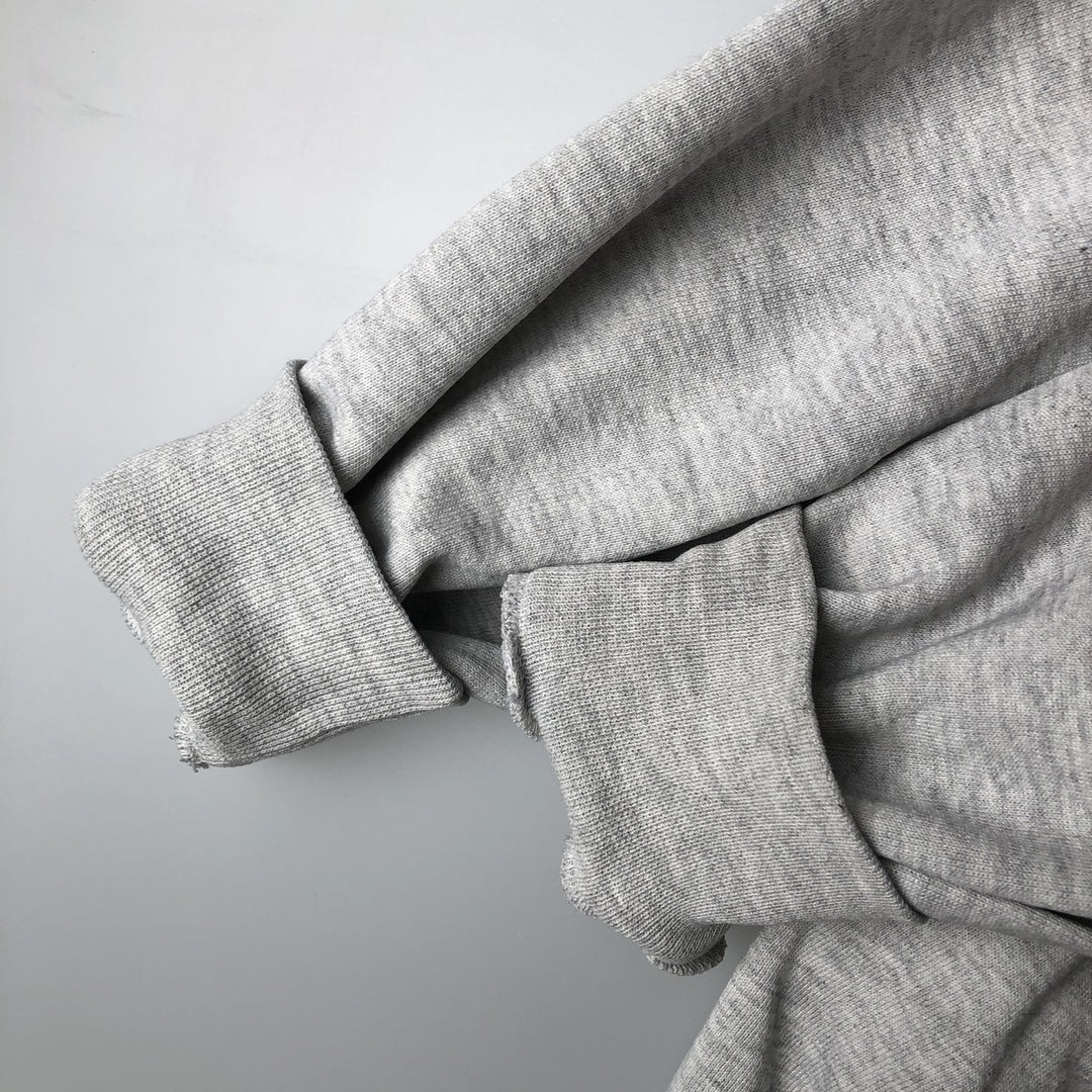 90'S Russell College Sweatshirt, Made in USA, Men's XL, Vintage cotton gray type Vintage Second Hand