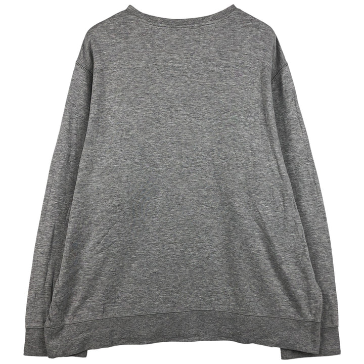 Ralph Lauren POLO RALPH LAUREN One-Point Logo Sweatshirt, Men's XXL cotton gray type Vintage Second Hand