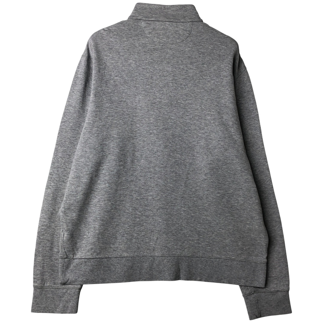 Ralph Lauren POLO RALPH LAUREN Half-zip sweatshirt, sweatshirt, men's size L cotton gray type Vintage Second Hand