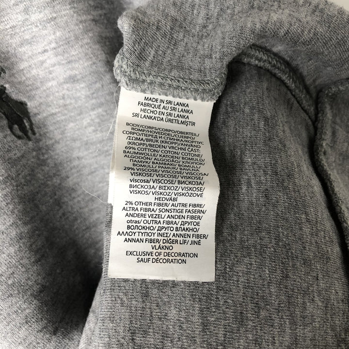 Ralph Lauren POLO RALPH LAUREN Half-zip sweatshirt, sweatshirt, men's size L cotton gray type Vintage Second Hand
