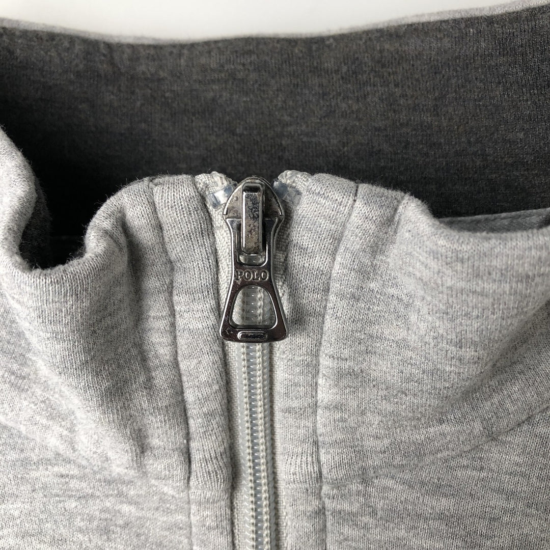 Ralph Lauren POLO RALPH LAUREN Half-zip sweatshirt, sweatshirt, men's size L cotton gray type Vintage Second Hand
