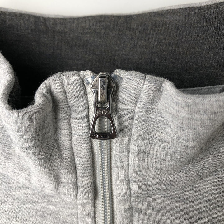 Ralph Lauren POLO RALPH LAUREN Half-zip sweatshirt, sweatshirt, men's size L cotton gray type Vintage Second Hand