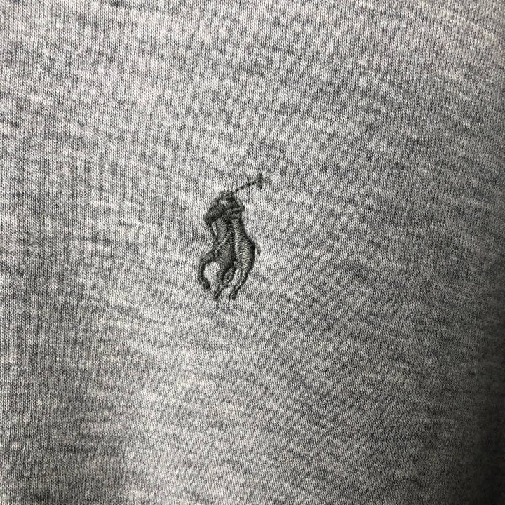 Ralph Lauren POLO RALPH LAUREN Half-zip sweatshirt, sweatshirt, men's size L cotton gray type Vintage Second Hand