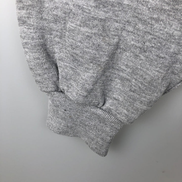 90'S Russell College Sweatshirt, Men's XL Size Vintage polyester gray type Vintage Second Hand