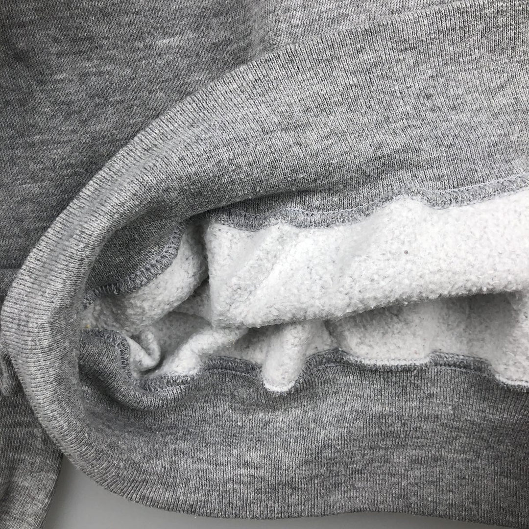 90'S Russell College Sweatshirt, Men's XL Size Vintage polyester gray type Vintage Second Hand