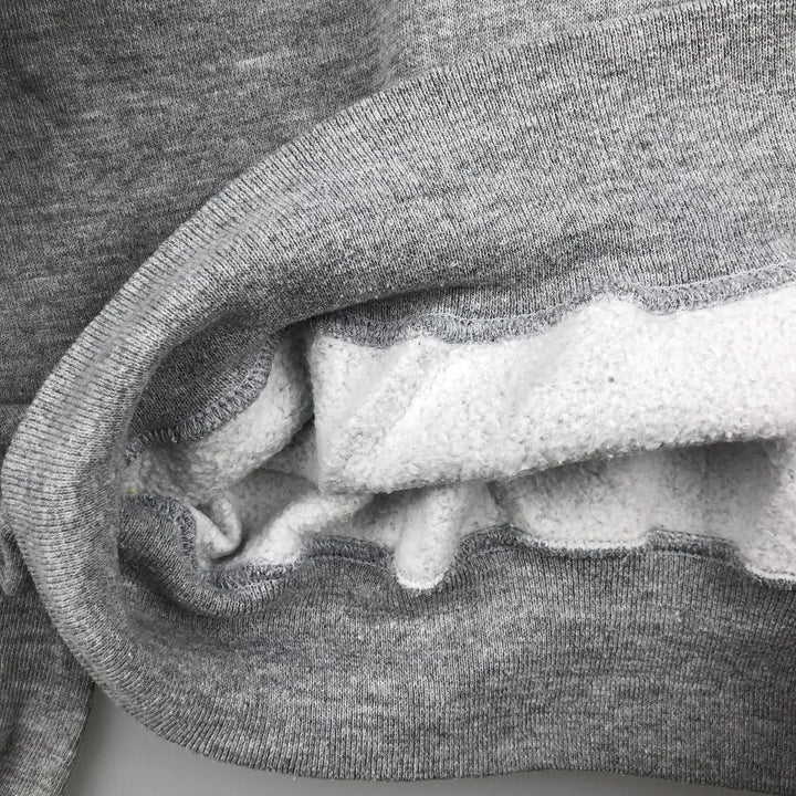 90'S Russell College Sweatshirt, Men's XL Size Vintage polyester gray type Vintage Second Hand