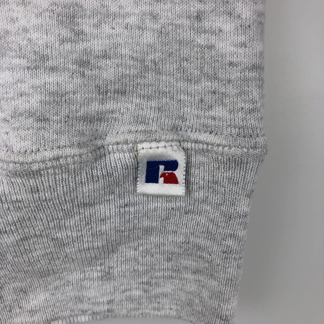 Vintage 90'S Russell ATHLETIC college sweatshirt, made in the USA, size XL, men's cotton gray type Vintage Second Hand