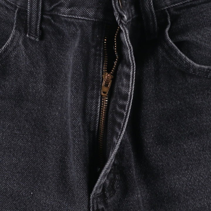 Rustler Black Denim Straight Denim Pants for Men, W31 equivalent cotton black type Vintage Second Hand