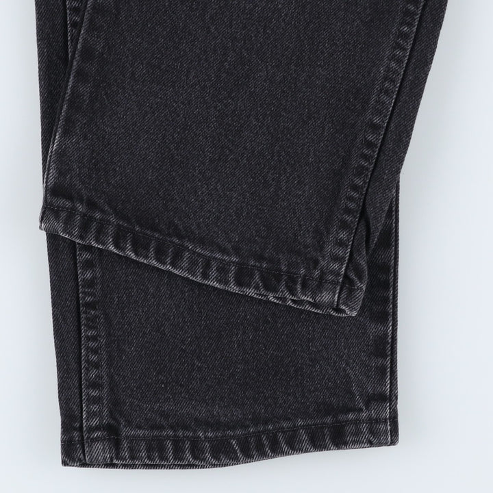 Rustler Black Denim Straight Denim Pants for Men, W31 equivalent cotton black type Vintage Second Hand