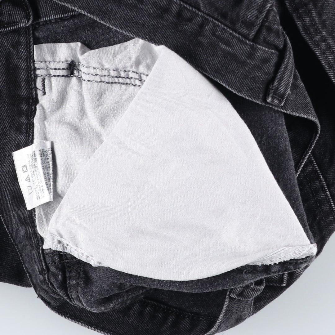 Rustler Black Denim Straight Denim Pants for Men, W31 equivalent cotton black type Vintage Second Hand