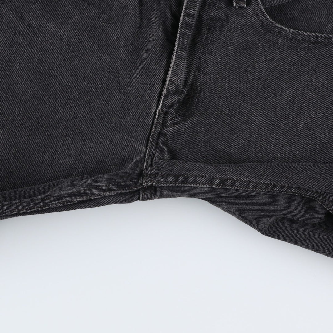 Levi's 505 Black Denim Tapered Denim Pants for Men, W30 equivalent cotton black type Vintage Second Hand