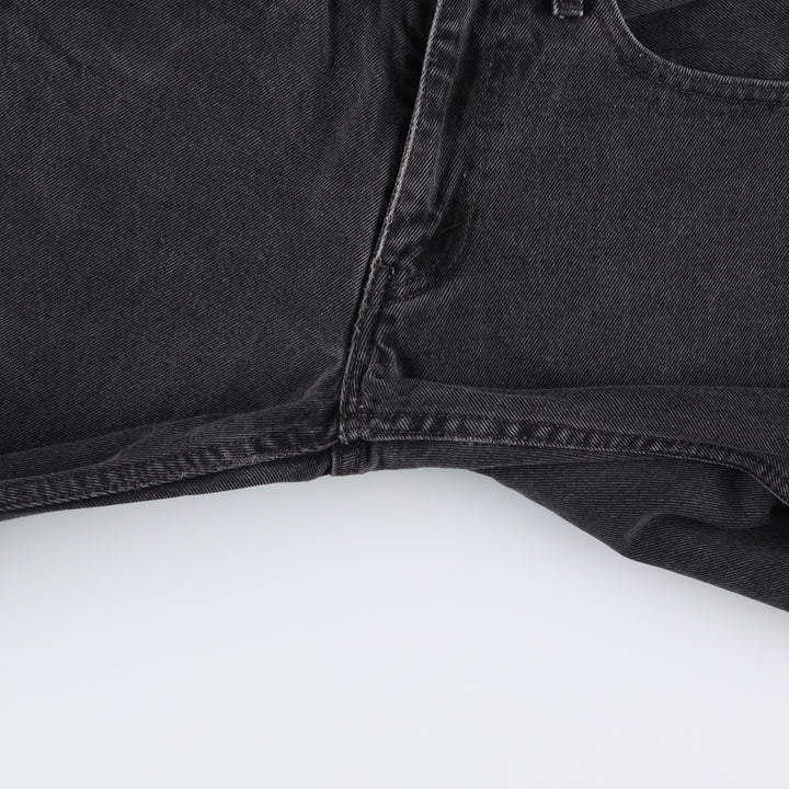 Levi's 505 Black Denim Tapered Denim Pants for Men, W30 equivalent cotton black type Vintage Second Hand