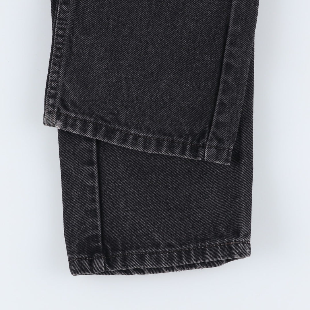 Levi's 505 Black Denim Tapered Denim Pants for Men, W30 equivalent cotton black type Vintage Second Hand
