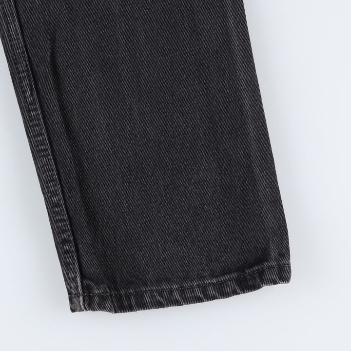 Levi's 505 Black Denim Tapered Denim Pants for Men, W30 equivalent cotton black type Vintage Second Hand