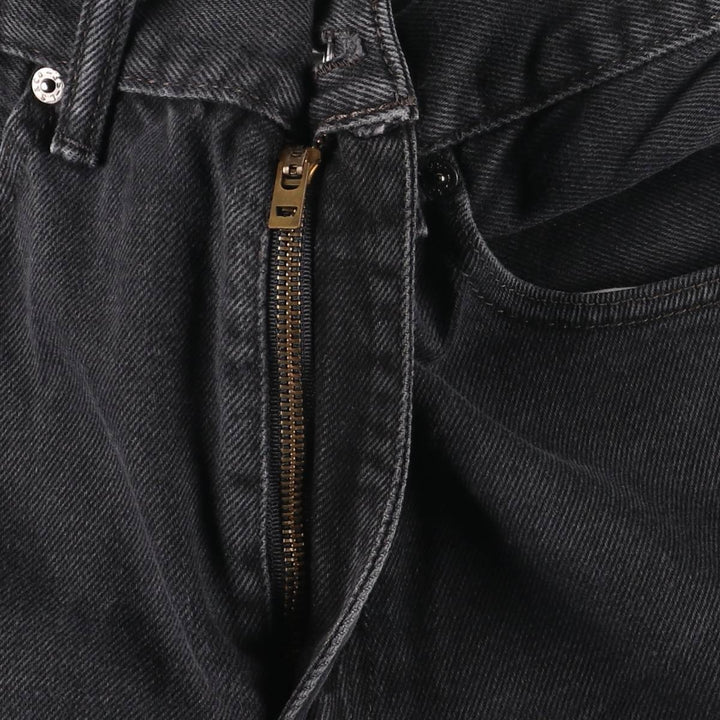Levi's 505 Black Denim Tapered Denim Pants for Men, W34 equivalent cotton black type Vintage Second Hand