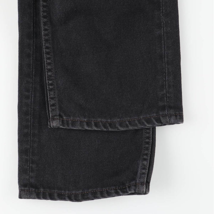 Levi's 505 Black Denim Tapered Denim Pants for Men, W34 equivalent cotton black type Vintage Second Hand