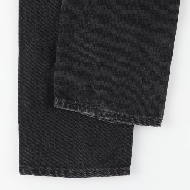 Levi's 505 Black Denim Tapered Denim Pants for Men, W34 equivalent cotton black type Vintage Second Hand