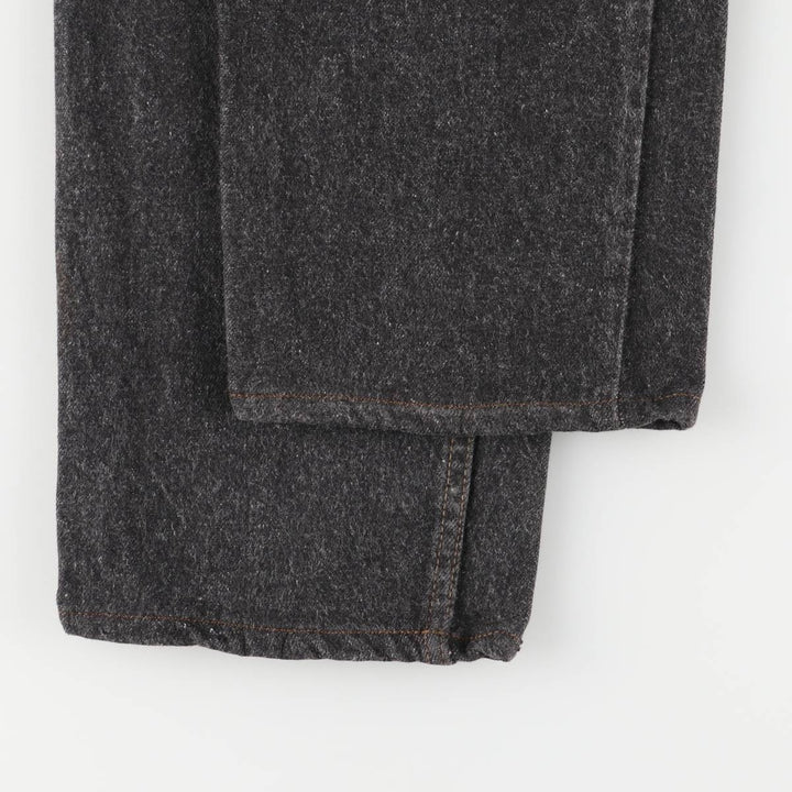 Levi's 701 Student Black Denim Straight Leg Denim Pants, Made in USA, Women's Size L (W30) cotton black type Vintage Second Hand