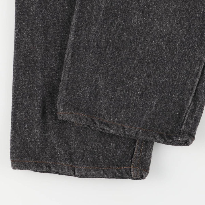 Levi's 701 Student Black Denim Straight Leg Denim Pants, Made in USA, Women's Size L (W30) cotton black type Vintage Second Hand