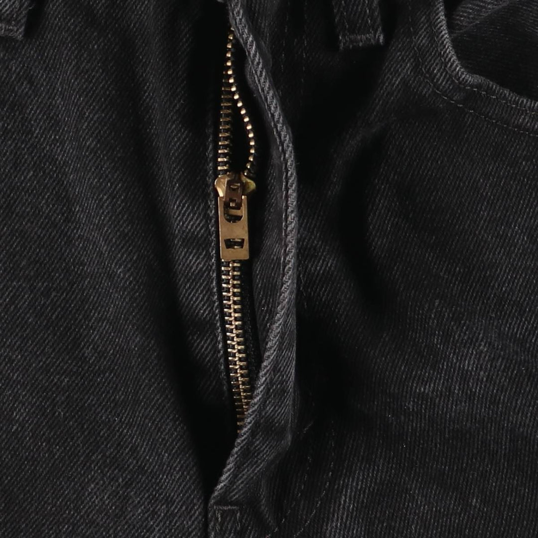 Levi's 505 Black Denim Tapered Denim Pants for Men, W30 equivalent cotton black type Vintage Second Hand