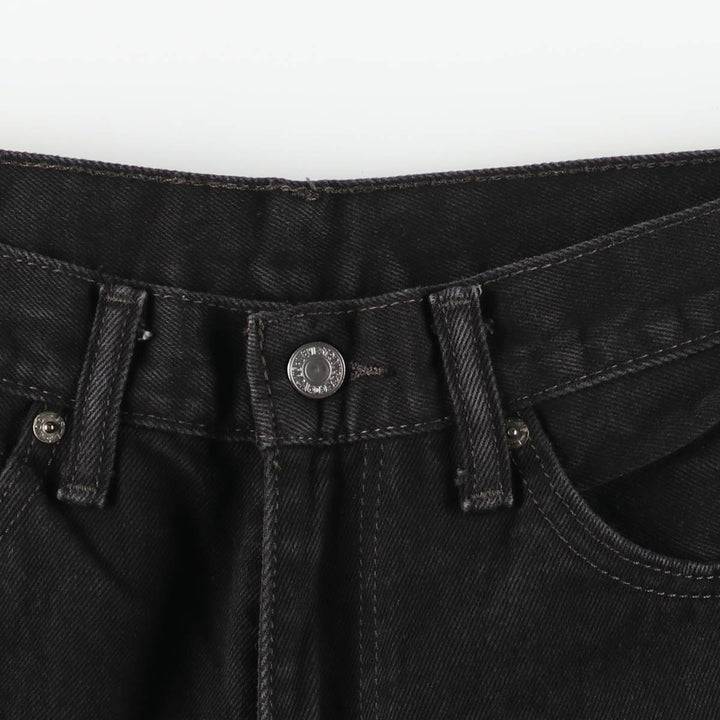 Levi's 505 Black Denim Tapered Denim Pants for Men, W34 equivalent cotton black type Vintage Second Hand