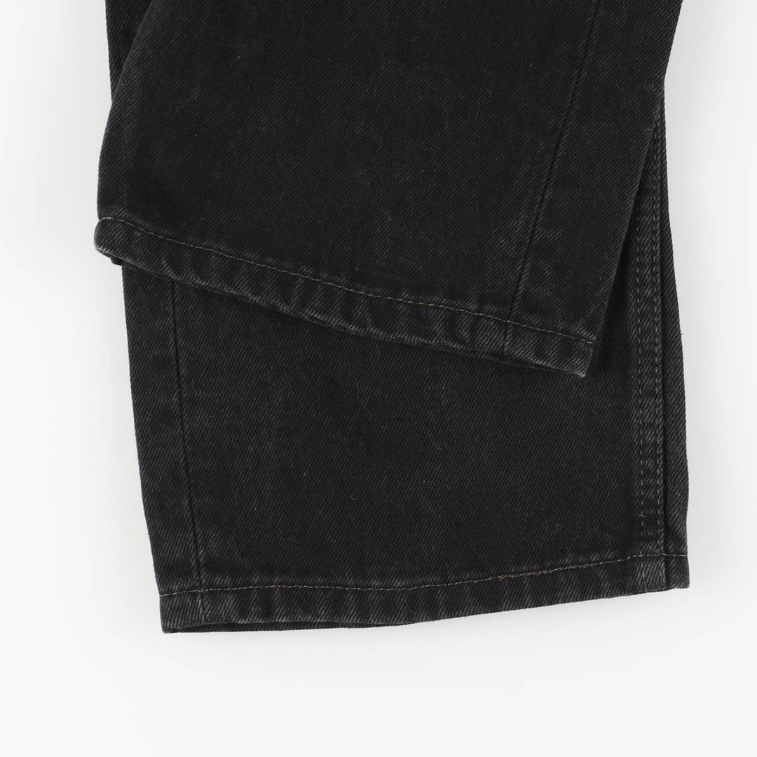 Levi's 505 Black Denim Tapered Denim Pants for Men, W34 equivalent cotton black type Vintage Second Hand