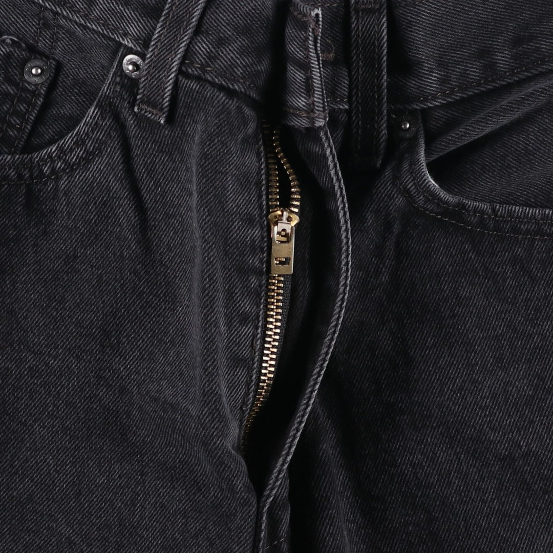 Levi's 505 Black Denim Tapered Denim Pants for Men, W34 equivalent cotton black type Vintage Second Hand