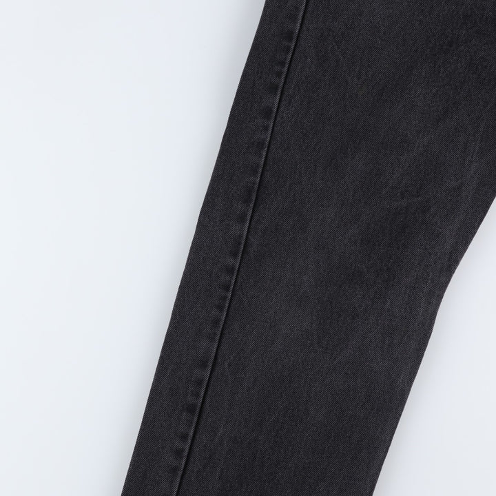 Levi's 505 Black Denim Tapered Denim Pants for Men, W34 equivalent cotton black type Vintage Second Hand