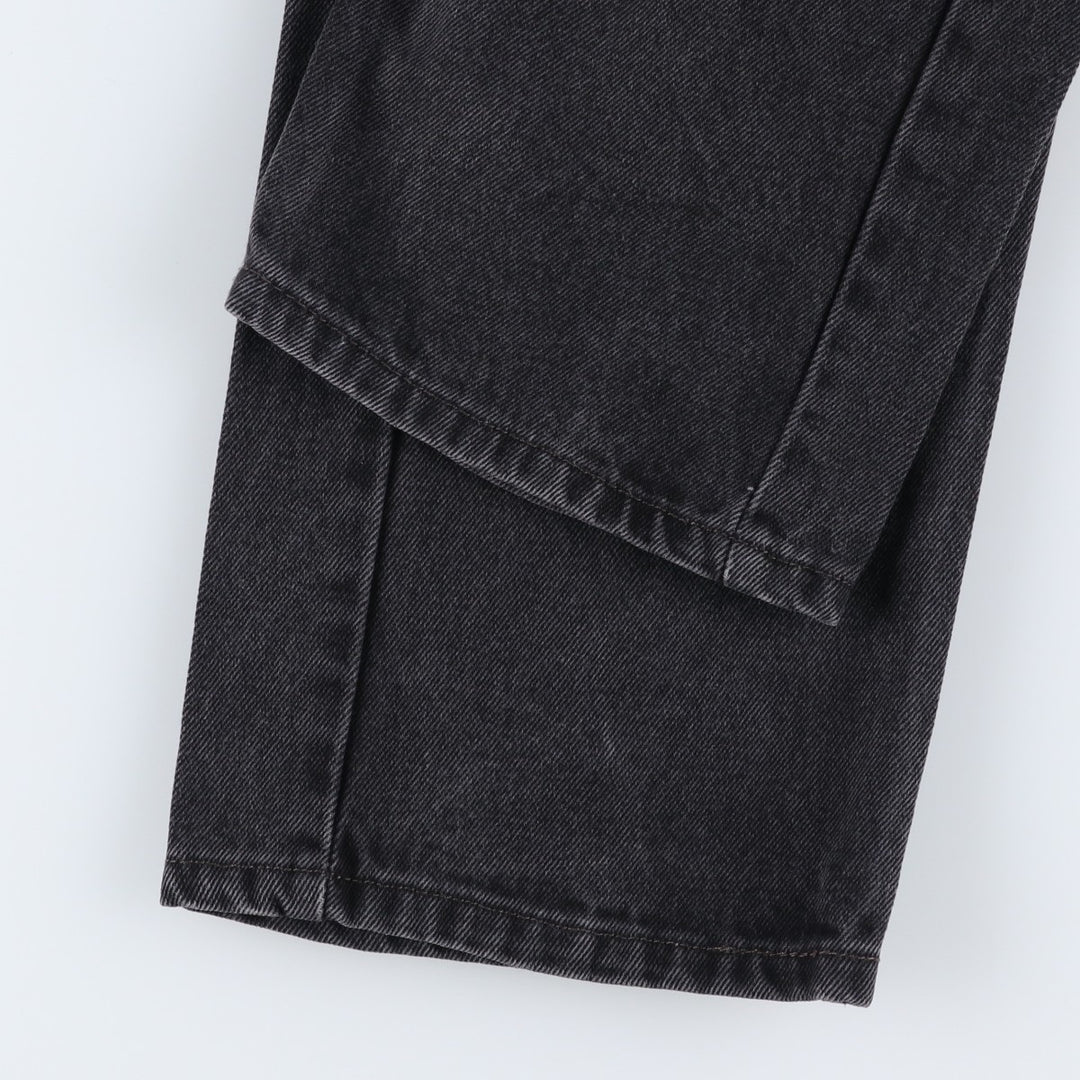 Levi's 505 Black Denim Tapered Denim Pants for Men, W34 equivalent cotton black type Vintage Second Hand
