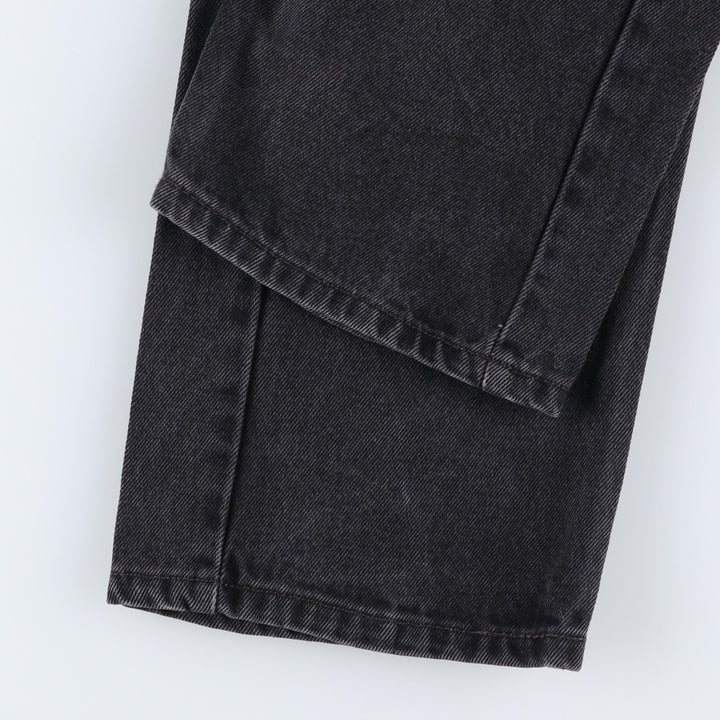 Levi's 505 Black Denim Tapered Denim Pants for Men, W34 equivalent cotton black type Vintage Second Hand