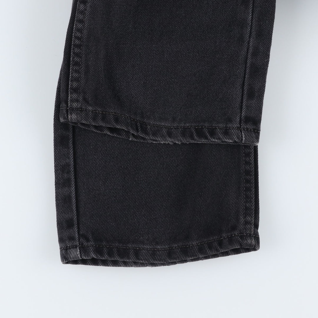 Levi's 505 Black Denim Tapered Denim Pants for Men, W32 equivalent cotton black type Vintage Second Hand