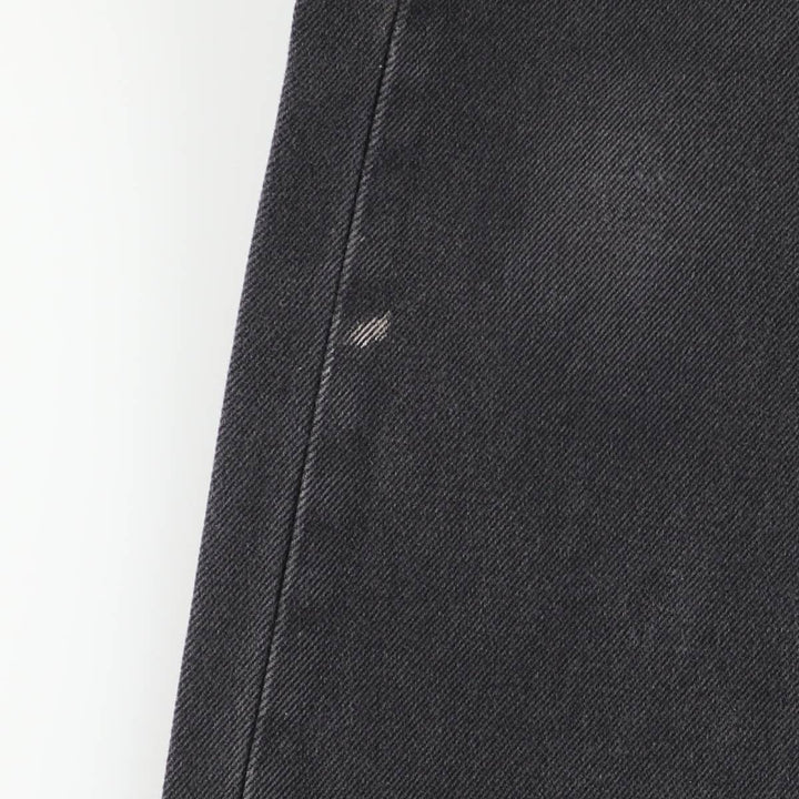 Vintage Levi's 505 black denim tapered denim pants, men's size W32. cotton black type Vintage Second Hand