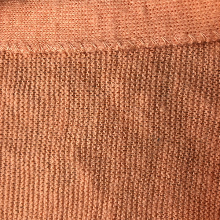 Vintage 1980'S acrylic knit cardigan, made in the USA, size M, men's acrylic orange type Vintage Second Hand